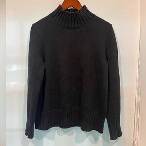 Jcrew black turtle neck sweater